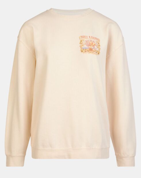 Sweat Oversize free your mind écru
