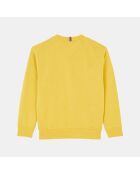 Sweat logo devant jaune