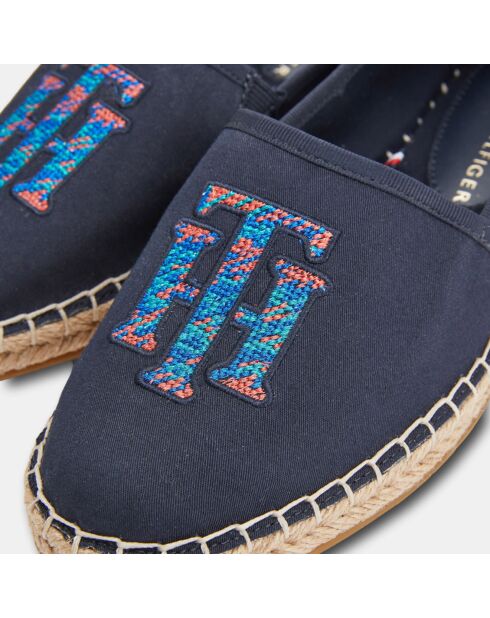 Espadrilles Logo bleu marine