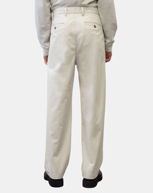 Pantalon Mossbo oversize beige clair