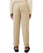 Pantalon relax chino beige