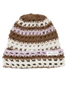 Bonnet 100% Laine tricot multicolore