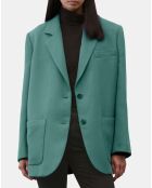 Blazer Oversize 2 boutons vert