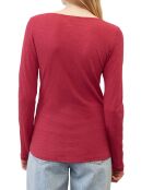 T-Shirt col bateau framboise