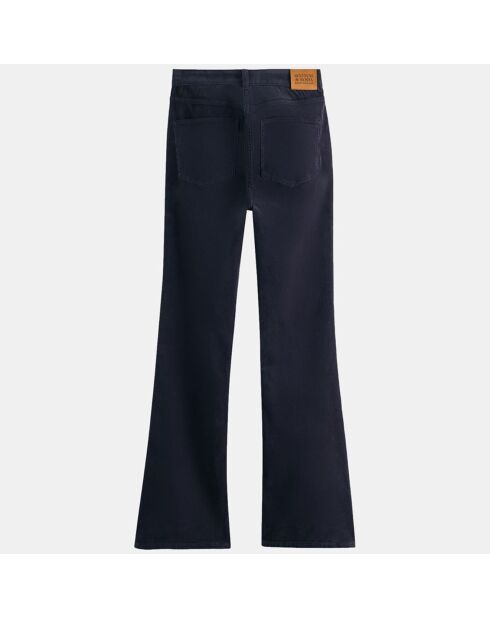 Pantalon en Velours Milleraies bleu foncé