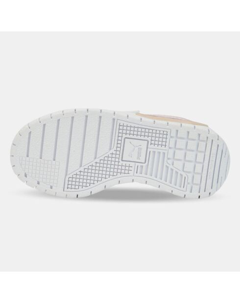 Baskets en Cuir Cali Dream Shiny Pack blanc/rose