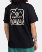 T-Shirt Peaks noir