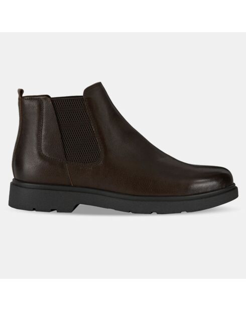 Chelsea boots en Cuir Spherica marron foncé