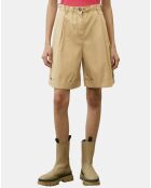 Short Paperbag pinces beige