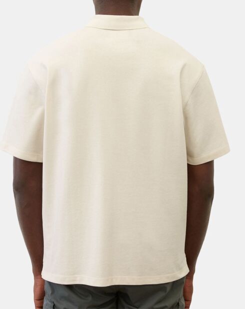 Polo piqué relax beige