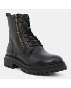 Boots en Cuir Iridea noires