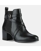 Bottines en Cuir New Asheel noires