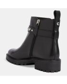 Boots en Cuir Hoara noires