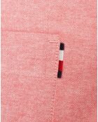 Lichtrood overhemd van Oxford Solid regular