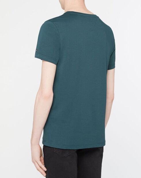 T-Shirt 100% Coton Bio logo bleu pétrole