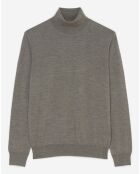 Pull 100% Laine Mérinos gris