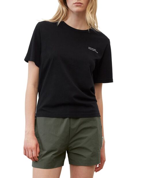 T-Shirt 100% Coton Bio imprimé nature noir