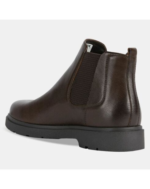 Chelsea boots en Cuir Spherica marron foncé