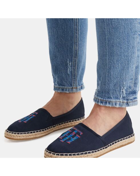 Espadrilles Logo bleu marine