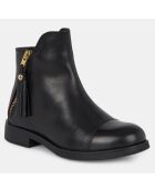 Bottines en Cuir Agata noires