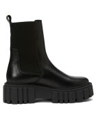 Chelsea Boots en Cuir semelle chunky noires