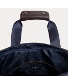 Sac cartable bleu - 33x42x7.5 cm