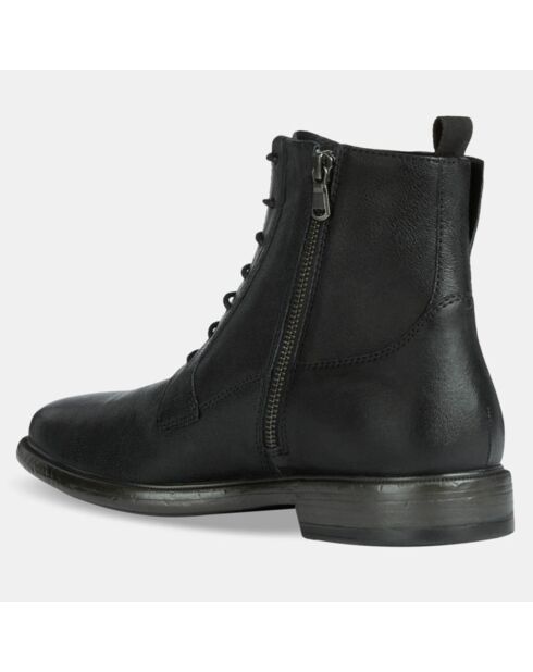 Boots en Cuir Terence noir