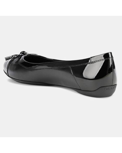 Ballerines en Cuir Charlene noires