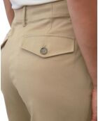 Pantalon flare beige