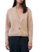 Cardigan en Laine mélangée beige