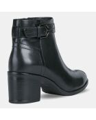 Bottines en Cuir New Asheel noires