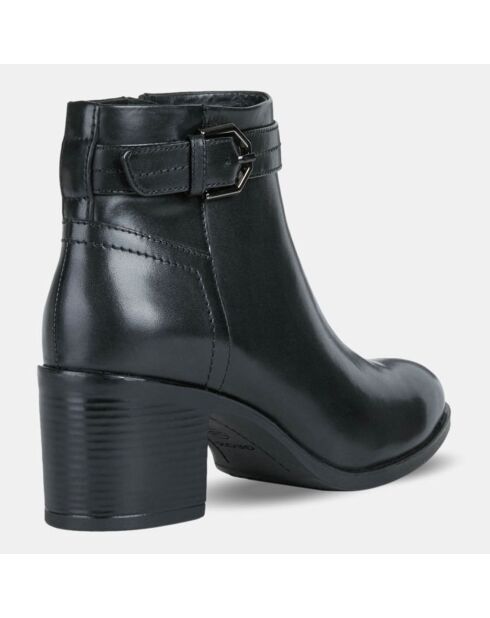 Bottines en Cuir New Asheel noires