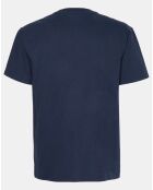 T-Shirt Peached Entry Flag bleu marine