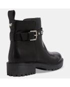 Boots en Cuir Hoara noires