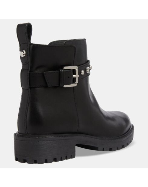 Boots en Cuir Hoara noires