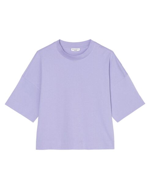 T-Shirt 100% Coton Bio violet clair