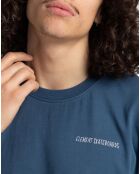 T-Shirt Illusion bleu moyen