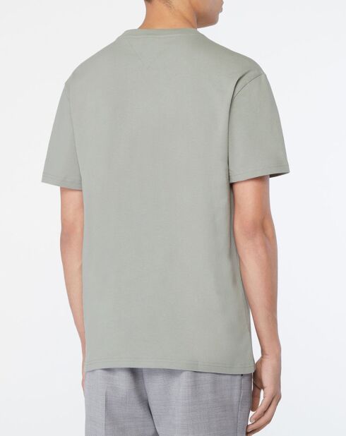 Graugrünes Signature-T-Shirt