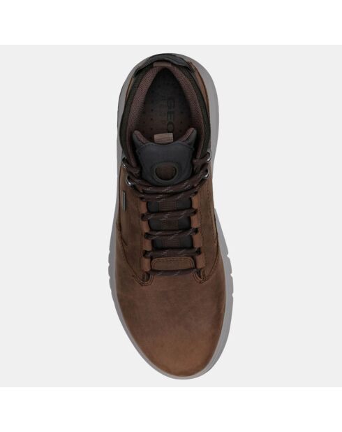 Baskets en Velours de Cuir Aerantis 4X4 marron