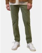 Pantalon Stig tapered kaki