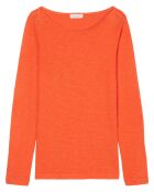 T-Shirt 100% Coton Bio col bateau orange