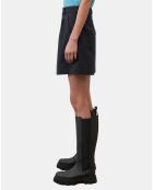 Short de costume à rayures noir