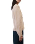 Cardigan en Laine mélangée beige