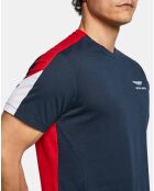 T-Shirt Bicolore Aston Martin Racing bleu/rouge