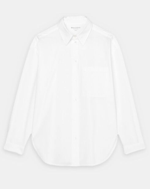 Chemise boyfriend blanche