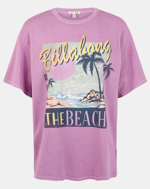 Easyshore Violettes Oversize-T-Shirt aus 100% Bio-Baumwolle