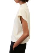 T-Shirt loose Crop blanc