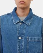 Veste en jean bleue