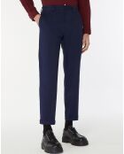 Pantalon chino Dad bleu marine