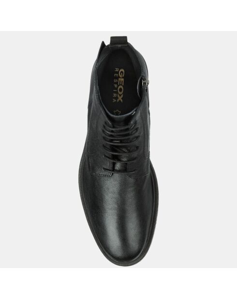 Boots en Cuir Terence noir
